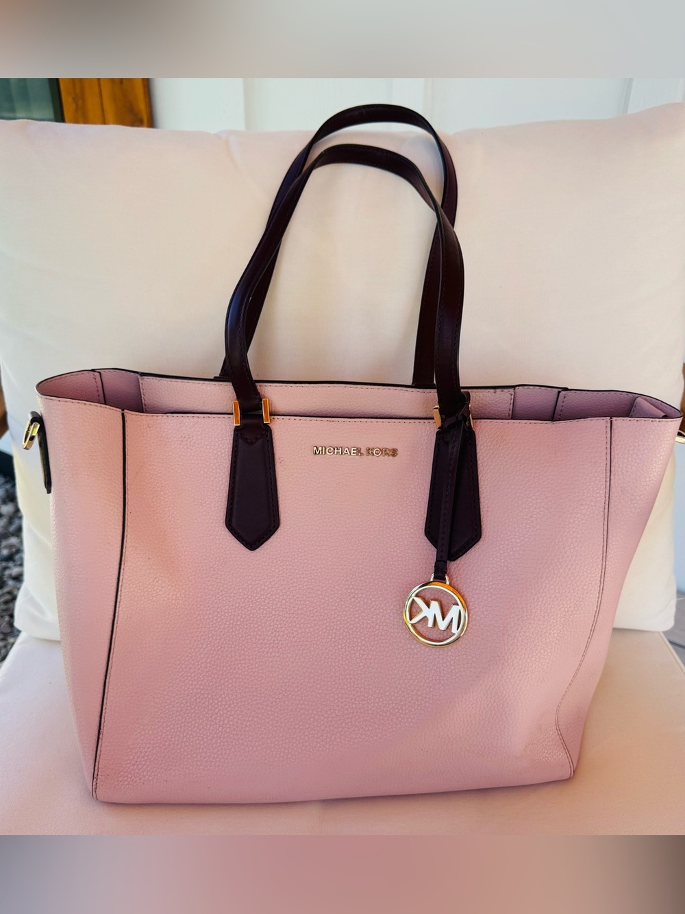 MICHAEL KORS Pink KIMBERLY BAG and WALLET